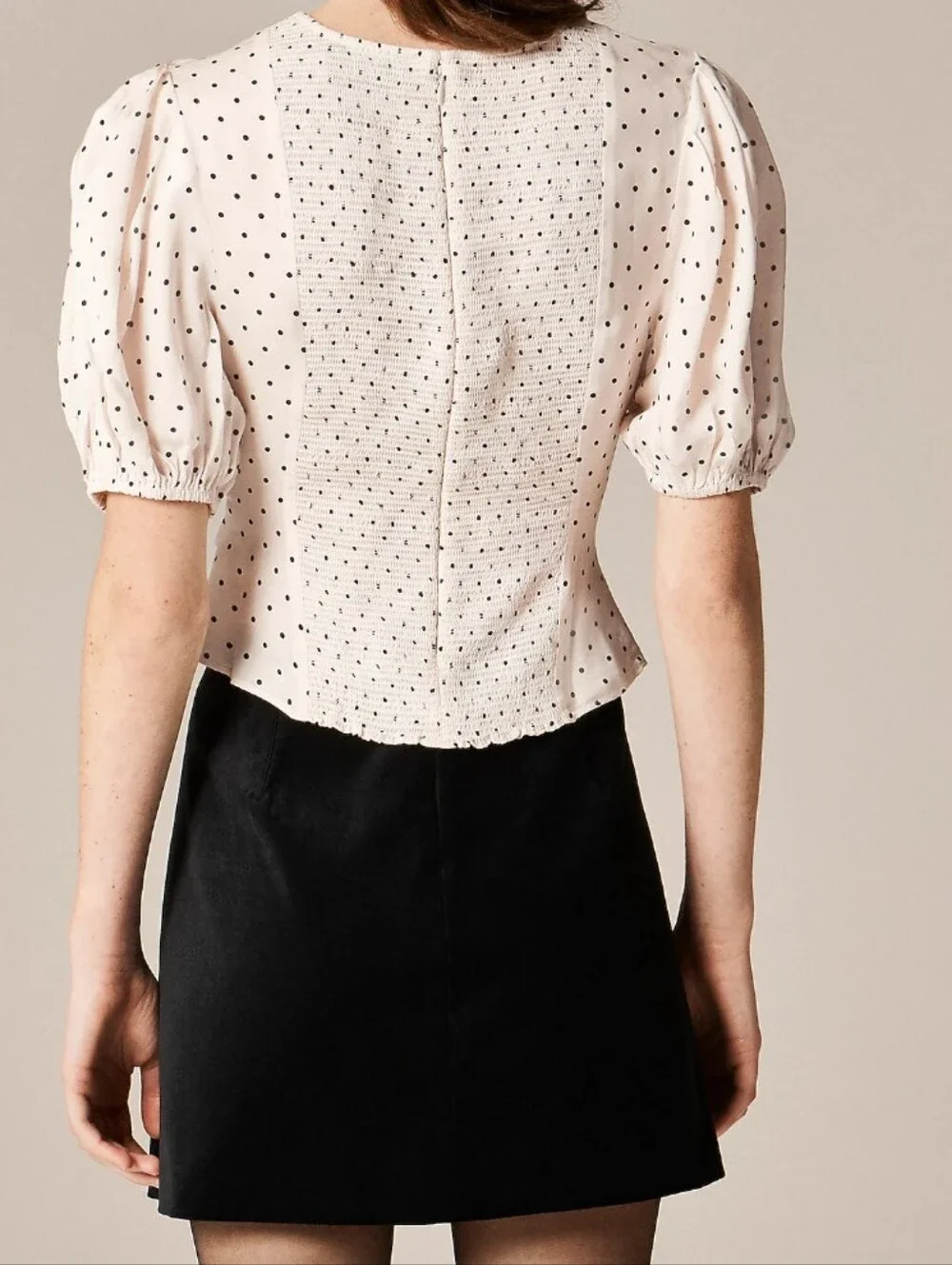 J Crew Veranda shirt in dot print CP650 Size 00 NEW